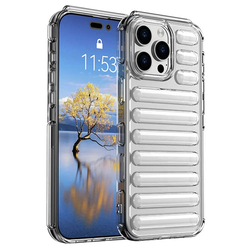 Capsule Series for iPhone 16 Pro Max Case Protective TPU Phone Cover - Transparent - 1