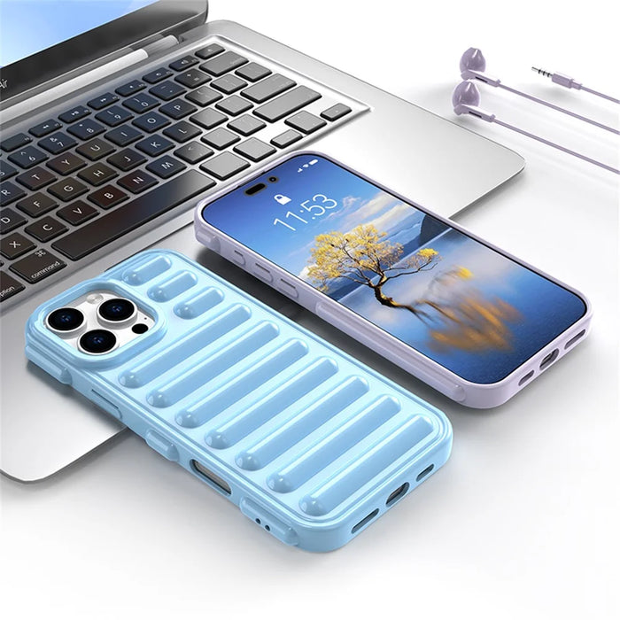 Capsule Series for iPhone 16 Pro Max Case Protective TPU Phone Cover - Transparent - 6