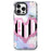 YOUNGKIT Pixel Heart Series for iPhone 16 Pro Max Magnetic Case IMD TPU Mobile Back Cover Design - Pink - 1
