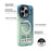 YOUNGKIT Gradient Series for iPhone 16 Pro Case Compatible with MagSafe IMD TPU Back Cover - Blue - 3