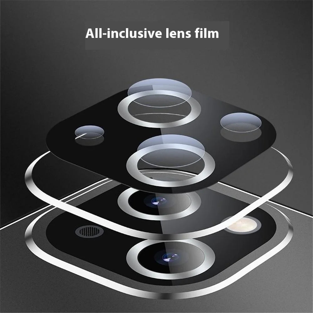 For iPhone 15 Case PC+TPU Matte Back Phone Cover with Lens Film - Black - 4