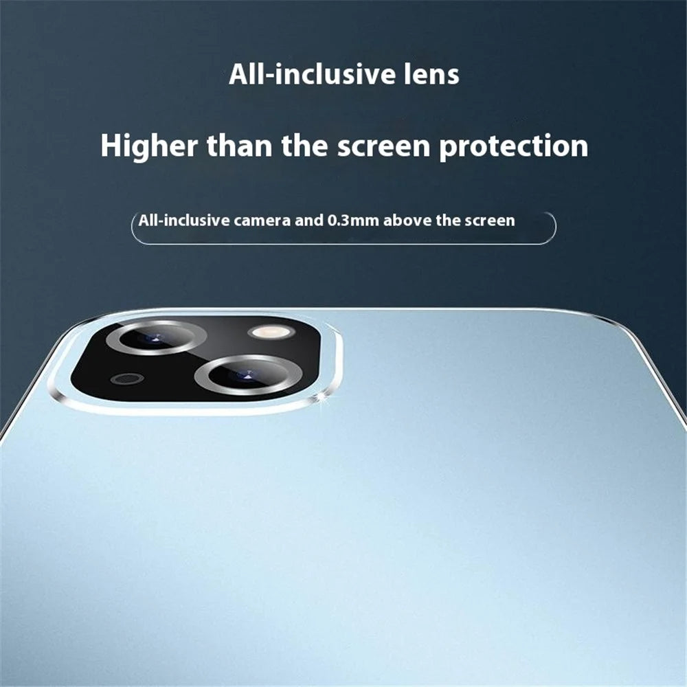 For iPhone 15 Case PC+TPU Matte Back Phone Cover with Lens Film - Black - 5
