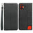 For Nothing CMF Phone 1 Wallet Phone Case Checkered Pattern Imprint Leather Flip Cover with Wrist Strap - Black - 1