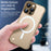 For iPhone 16 Pro Max Case Compatible with MagSafe Matte PC Frameless Mobile Cover - Gold - 4