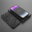 For iPhone 16 Pro Case PC+TPU Shockproof Phone Cover with Kickstand - Black - 6