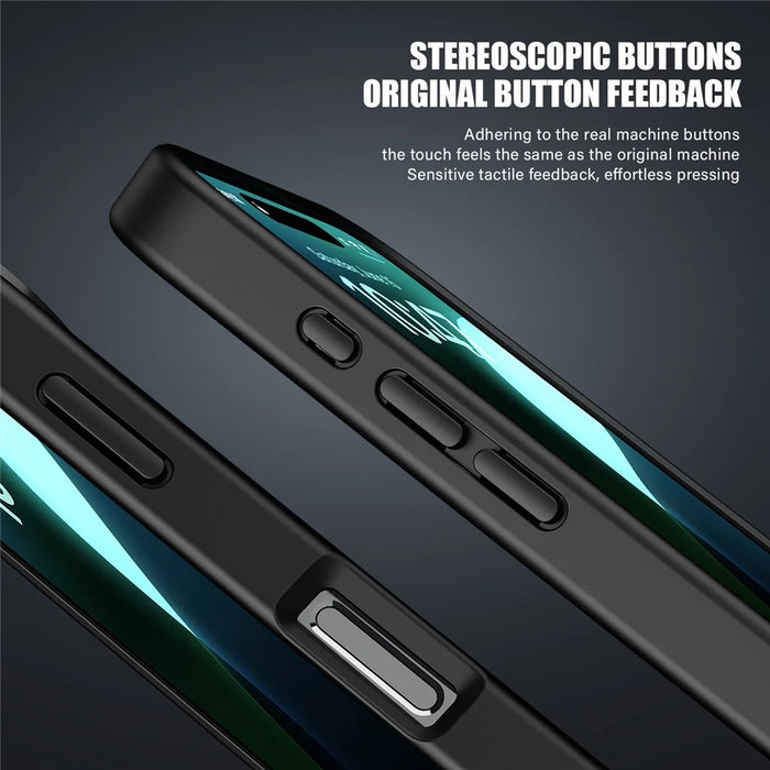 Magic Series for iPhone 16 Plus Case Translucent Matte TPU + PC Phone Cover - Black - 7