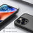 Magic Series for iPhone 16 Pro Max Case Translucent Matte TPU + PC Phone Cover - Black - 6