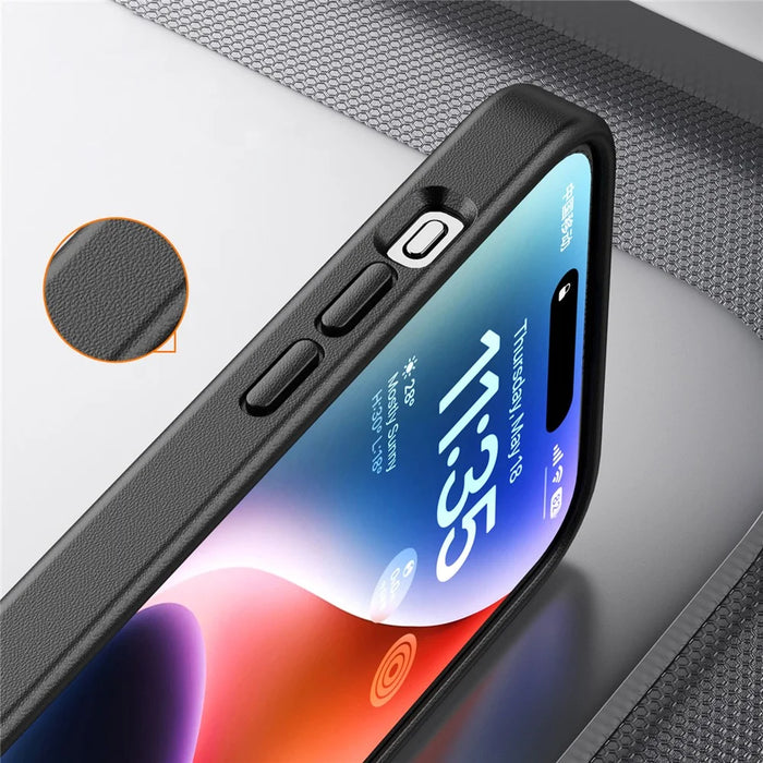 Magic Series for iPhone 16 Pro Max Case Translucent Matte TPU + PC Phone Cover - Black - 7