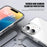 Aurora Series For iPhone 16 Case TPU+PC Crystal Clear Back Cover - Transparent - 5