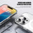 Aurora Series For iPhone 16 Pro Max Case Compatible with MagSafe TPU+PC Crystal Clear Back Cover - Transparent - 5