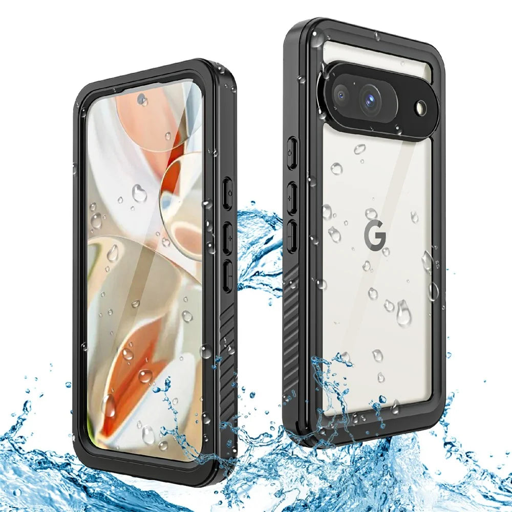 REDPEPPER FS Series For Google Pixel 9 Case IP68 Waterproof Clear Back Panel Phone Cover - 5