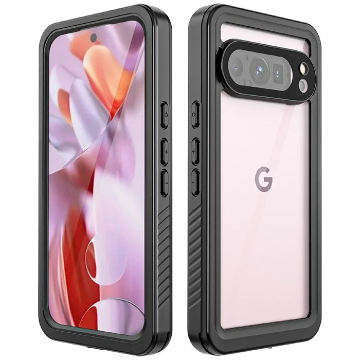 REDPEPPER FS Series For Google Pixel 9 Pro Case IP68 Waterproof Clear Back Panel Phone Cover - 1