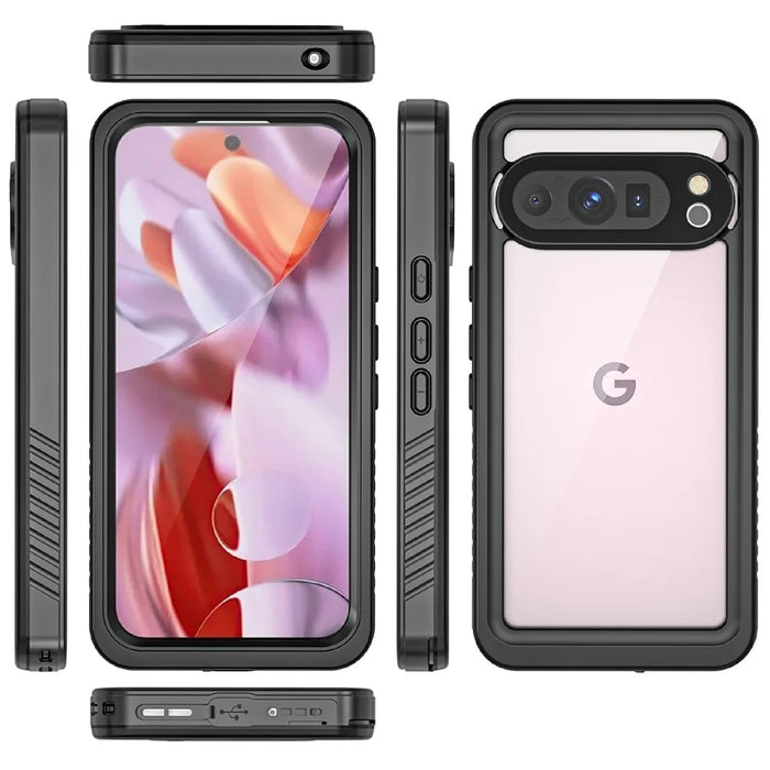 REDPEPPER FS Series For Google Pixel 9 Pro Case IP68 Waterproof Clear Back Panel Phone Cover - 2