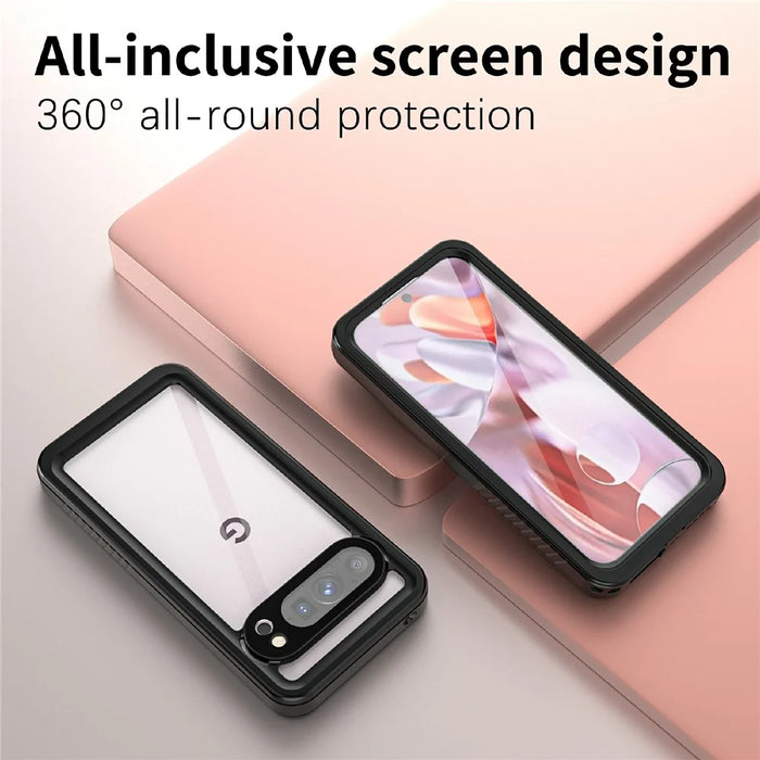 REDPEPPER FS Series For Google Pixel 9 Pro Case IP68 Waterproof Clear Back Panel Phone Cover - 6