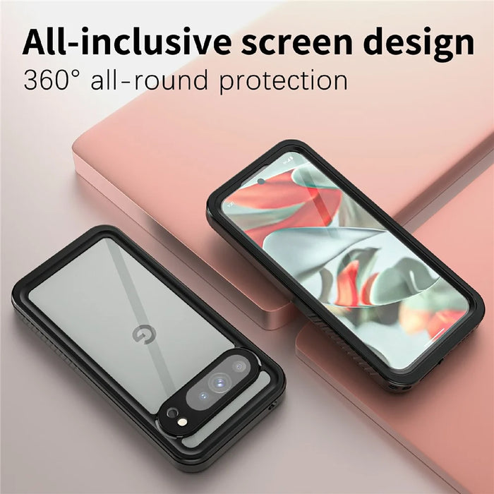 REDPEPPER FS Series For Google Pixel 9 Pro XL Case IP68 Waterproof Clear Back Panel Phone Cover - 4