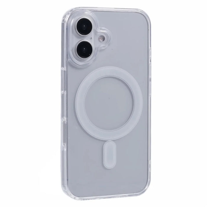 For iPhone 16 Plus Clear Case Acrylic+TPU Phone Cover Compatible with MagSafe - 1