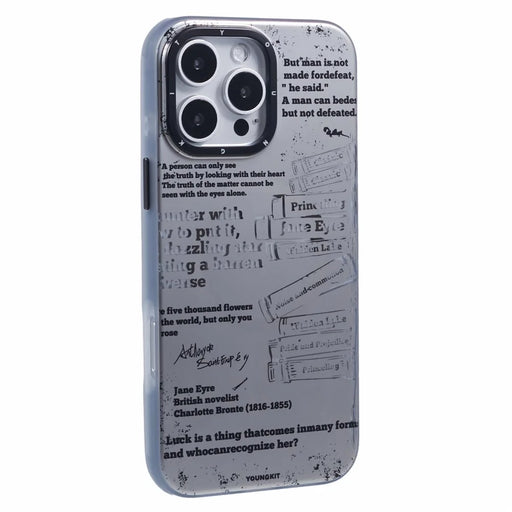 YOUNGKIT Literary Series for iPhone 16 Pro Max Case Compatible with MagSafe IMD TPU Phone Cover - The Classic - 1