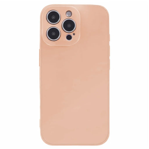 KALEBOL KLB-TPU003 For iPhone 12 Pro Max Case Anti-Scratch Solid Color TPU Phone Cover - Pink - 1