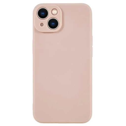 KALEBOL KLB-TPU003 For iPhone 13 Case Anti-Scratch Solid Color TPU Phone Cover - Pink - 1