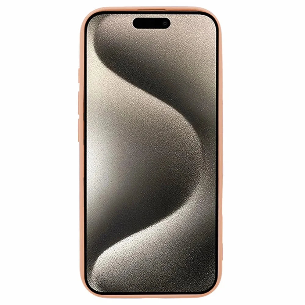 KALEBOL KLB-TPU003 For iPhone 15 Pro Case Anti-Scratch Solid Color TPU Phone Cover - Pink - 3