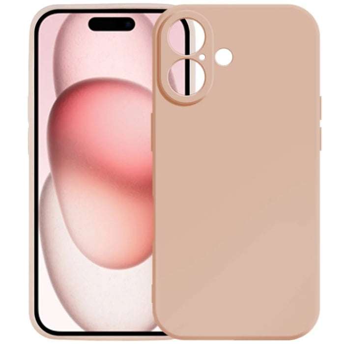 KALEBOL KLB-TPU003 For iPhone 16 Plus Case Anti-Scratch Solid Color TPU Phone Cover - Pink - 2