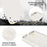 KALEBOL KLB-YTGJ001 For iPhone 12 Pro Case Solid Color Liquid Silicone+PC Phone Cover - Black - 5