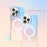 For iPhone 14 Pro Case Compatible with MagSafe Laser Gradient Effect TPU+PC Phone Cover - 5