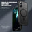 For iPhone 16 Case Matte PC+TPU Phone Cover Compatible with MagSafe - Black - 2