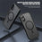 For iPhone 16 Case Matte PC+TPU Phone Cover Compatible with MagSafe - Black - 3