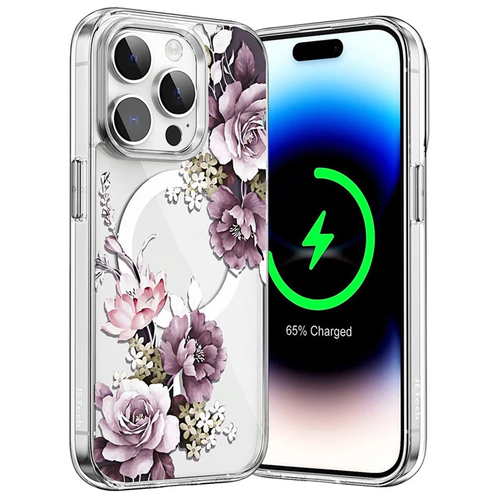 For iPhone 16 Pro Case TPU+PC Phone Cover Compatible with MagSafe - 1