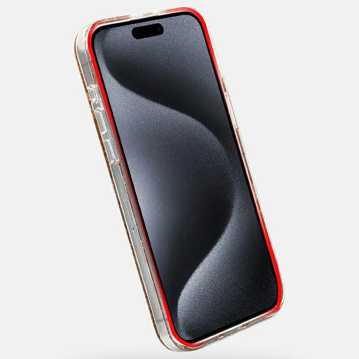 KZDOO Mag Flash Series for iPhone 16 Pro Case Compatible with MagSafe Seashell Shining TPU+PC Phone Cover - Rose Gold - 3