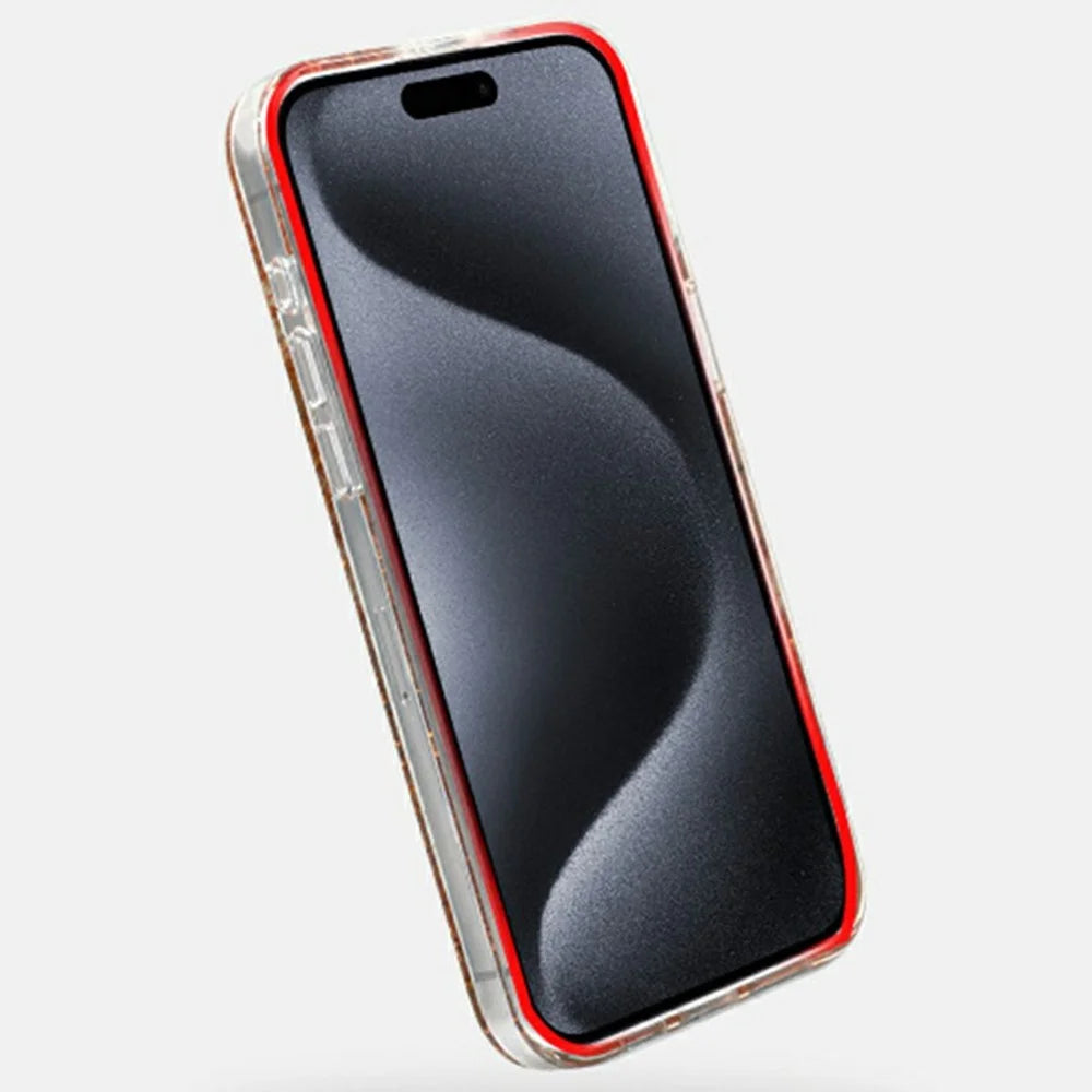 KZDOO Mag Flash Series for iPhone 16 Pro Max Case Compatible with MagSafe Seashell Shining TPU+PC Phone Cover - Rose Gold - 3