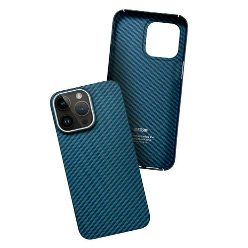 KZDOO For iPhone 16 Pro Max Case Aramid Fiber Anti-Drop Phone Cover - Green - 1