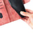 For iPhone 16 Pro Max Case Heart Cat Folding Stand PU Leather Phone Cover - Pink - 6