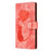 For iPhone 16 Pro Max Case Heart Cat Folding Stand PU Leather Phone Cover - Pink - 7