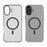 For iPhone 16 Plus Case Compatible with MagSafe TPU + PC Slim Matte Translucent Phone Cover - Black - 2