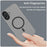 For iPhone 16 Plus Case Compatible with MagSafe TPU + PC Slim Matte Translucent Phone Cover - Black - 5