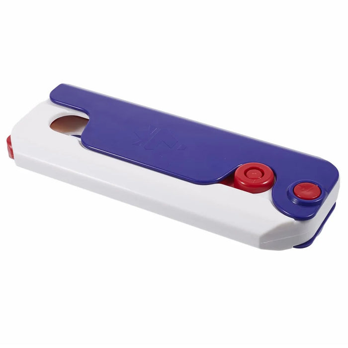 Universal Phone Case Giant Carrot Knife ABS Phone Cover Stress Relieving Toy - Dark Blue+White - 3