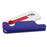 Universal Phone Case Giant Carrot Knife ABS Phone Cover Stress Relieving Toy - Dark Blue+White - 6