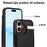 For iPhone 16 Case TPU+PU Leather Hardware Decor Phone Cover with Card Holder - Black - 6