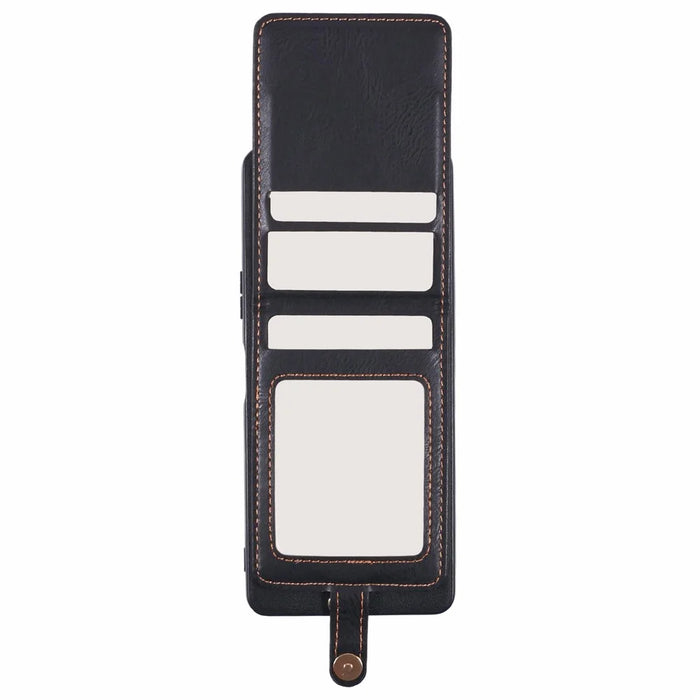 For Sony Xperia 10 VI Phone Case with Galaxy Card Bag Kickstand RFID Blocking - 4