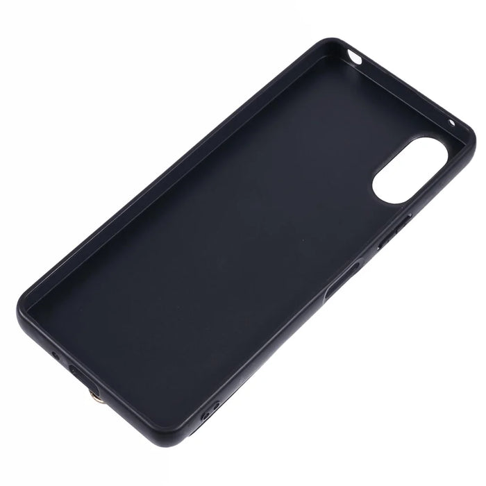 For Sony Xperia 10 VI Phone Case with Galaxy Card Bag Kickstand RFID Blocking - 6