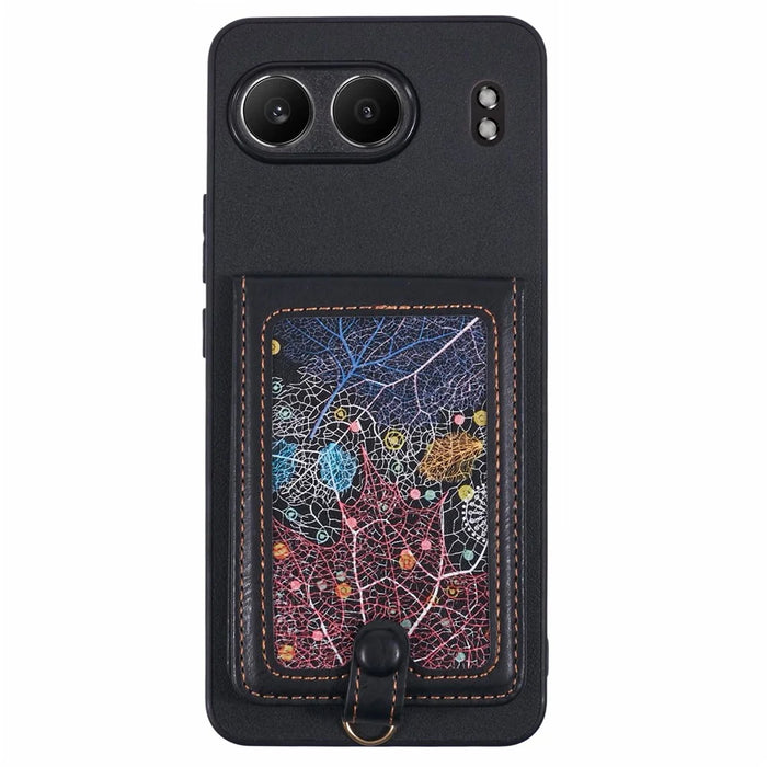 For OnePlus Nord 4 Phone Case with Galaxy Card Bag Kickstand RFID Blocking - 1