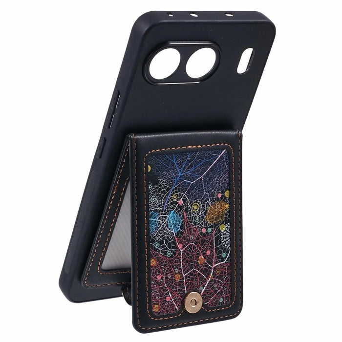 For OnePlus Nord 4 Phone Case with Galaxy Card Bag Kickstand RFID Blocking - 3