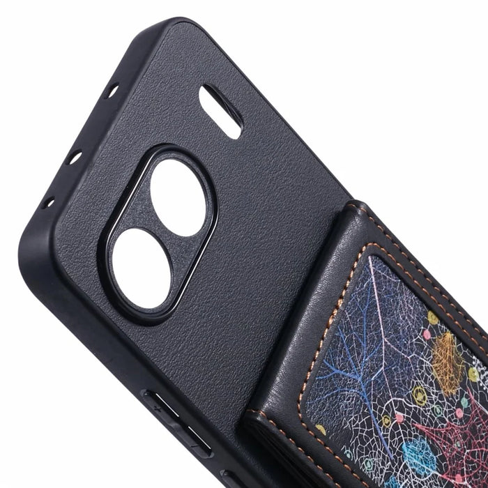 For OnePlus Nord 4 Phone Case with Galaxy Card Bag Kickstand RFID Blocking - 7