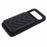 For Google Pixel 9 Pro  /  9 Phone Case Rhombus Adhesive Card Bag with Kickstand RFID Blocking - Black - 5