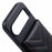 For Google Pixel 9 Pro  /  9 Phone Case Rhombus Adhesive Card Bag with Kickstand RFID Blocking - Black - 7