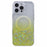 For iPhone 16 Pro Max Case Compatible with MagSafe Sparkle Epoxy TPU+Acrylic Phone Cover - Yellow - 3