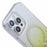 For iPhone 16 Pro Max Case Compatible with MagSafe Sparkle Epoxy TPU+Acrylic Phone Cover - Yellow - 6