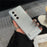 For Samsung Galaxy Z Fold6 5G Case Invisible Kickstand Leather+PC Phone Cover - Geometric / Silver - 3